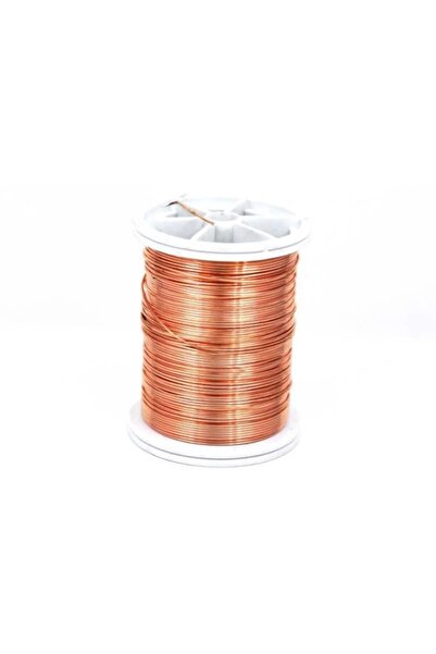 Hobimos Bakır Çiçek Teli Kalınlık 0.30 Mm 1 Makara 47-50 Metre
