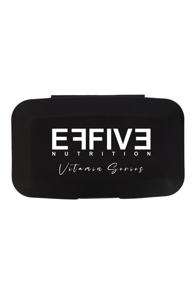 Effive Nutrition Black Pillbox (hap Saklama Kutusu)