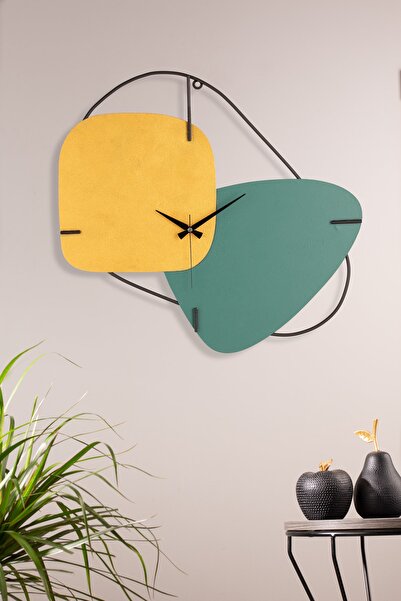 Muyika Design Muyika Brazil Metal Hand-made 58x55cm Sessiz Mekanizmalı Dekora...