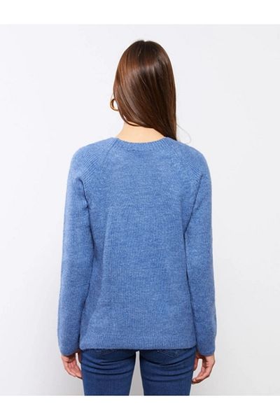 LC Waikiki Lcwaıkıkı Basic Crew Neck Plain Long Sleeve Women's Knitwear Sweater
