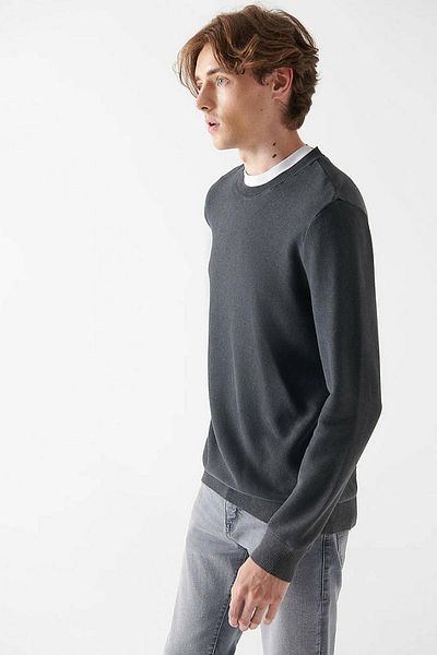 Mavi Anthracite Men's Sweater - 070803 -34314 Model