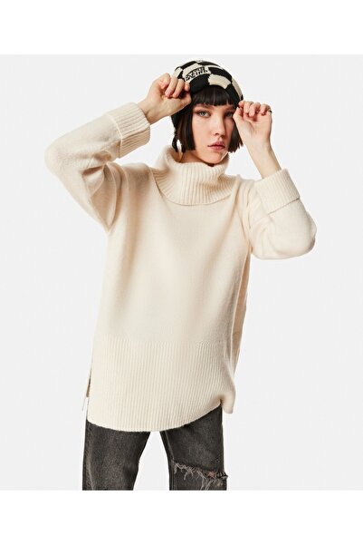 Twist Dlouhý svetr s rozparkem