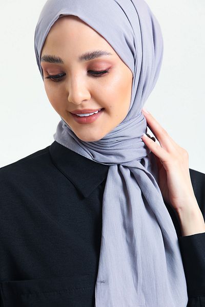Sarar 100% Cotton Shawl / Gray