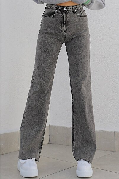 Livik Hot Women Gold 90's Women's Smoke Snow Lycra Super High Waist 90's Denim Jeans