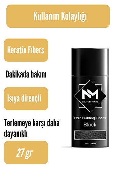 NM Professional Saç Dolgunlaştırıcı Topik 27 Gr / Siyah