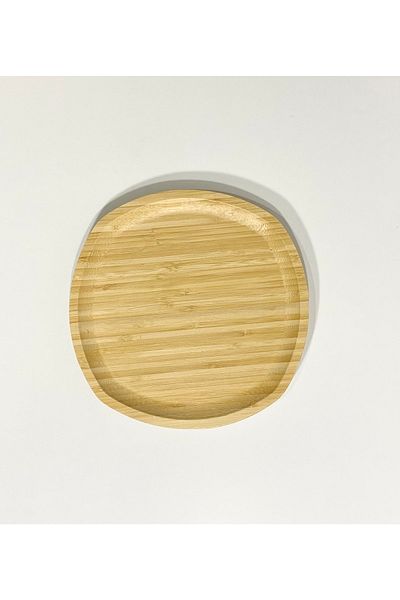 ELZEY HOME Bamboo Serving Plate 20X20Cm