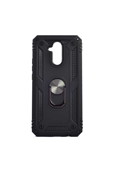 ZM STORE Huawei Mate 20 Lite Kılıf Zore Vega Tank Yüzüklü Standlı Kapak
