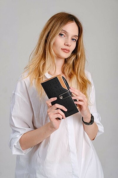 Just Polo Women's Lock Detailed Wallet 1001 Sand