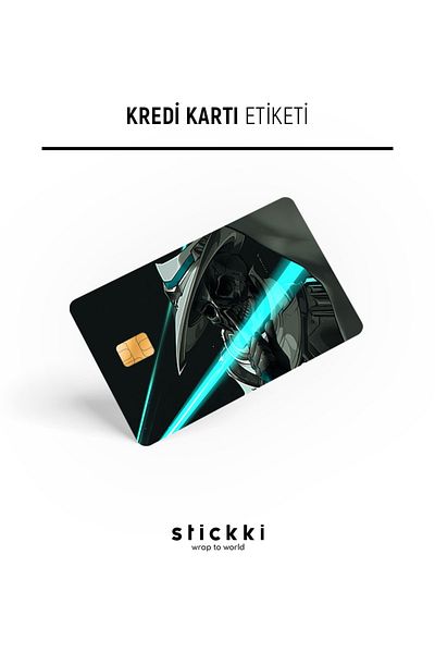 Stickki ملصق بطاقة الائتمان بتصميم سايفر من Valorant