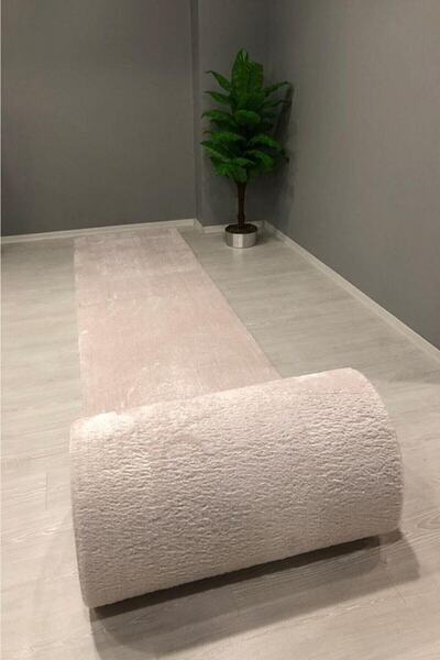 Sarar Peluş Halı Post Vizon Kaymaz Taban Yıkanabilir Yolluk