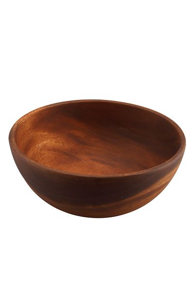 Paşabahçe Large Wooden Serving Bowl