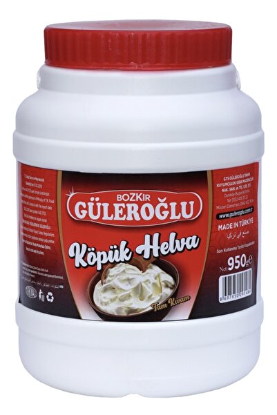 Bozkır Güleroğlu Köpük Helva Plastik Kutu Net 950 gr