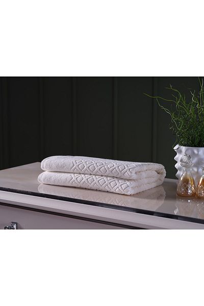 Doqu Home Πολυτελής Κρέμα Πετσέτας Μπάνιου - 90 x 150 cm