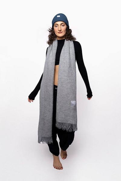 SNUG Silver Oversize Shawl