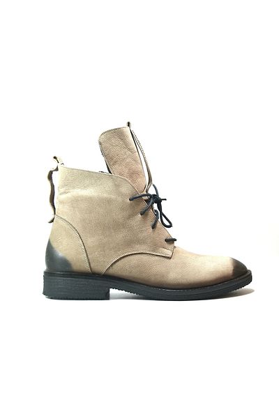 Beety 21pz17.623 Γνήσιο δέρμα Nubuck Sand με φερμουάρ βραδινό φόρεμα Γυναικείες μπότες μεγάλο μέγεθος