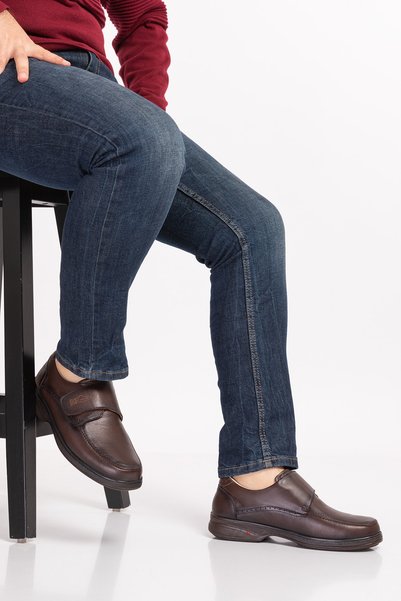 DİA COMFORT Erkek  Kahverengi Hakiki Deri Ortopedik Ayakkabı