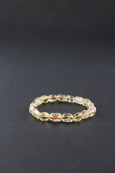 OSMANLI DEĞERLİ TAŞ Citrine Natural Cut Certified Stone Bracelet