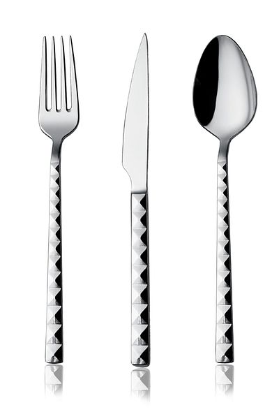 Hira 36 Piece Fork Spoon Knife Set Pyramid