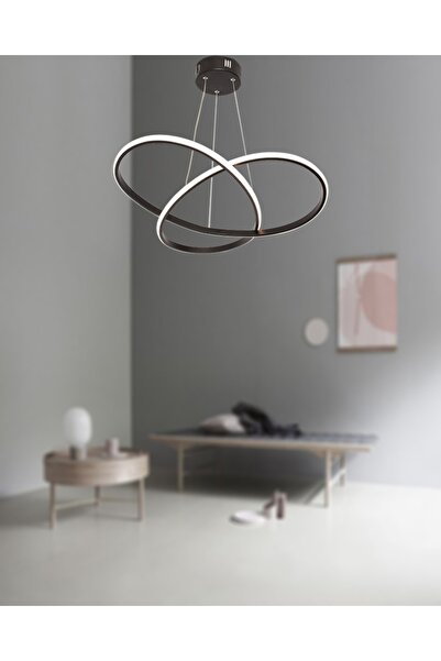 TT AYDINLATMA Tt310-sy Trio Modeli Mat Siyah ( Beyaz Işık ) Led Avize