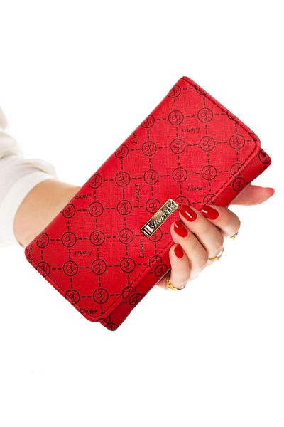 Lederax Faux Leather Women's Wallet with Phone Compartment - Ld337