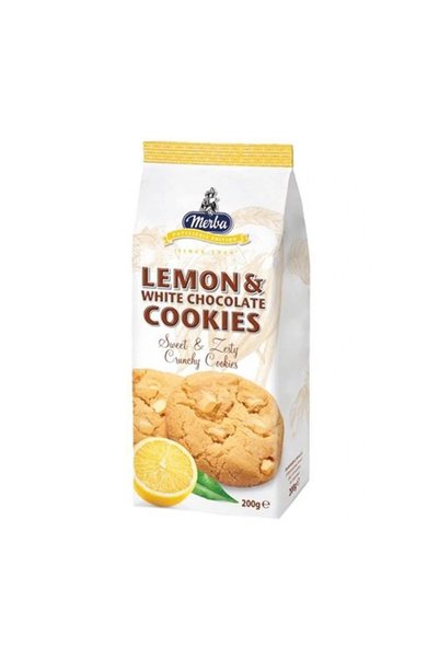 IKEA Merba Beyaz Çikolatalı Ve Limon Aromalı Kurabiye, 200 Gr