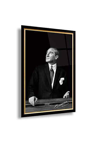 EMYA HOME Atatürk Cam Tablo
