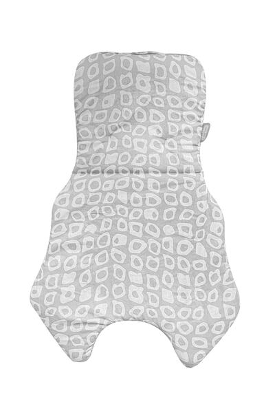 Babyjem Мама стол възглавница сива каре