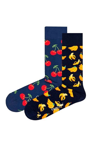 Happy Socks Socken - Schwarz - 2er-Pack