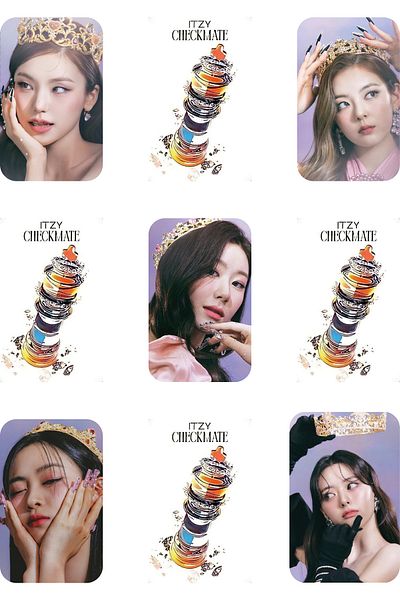 Altun Itzy "checkmate" 5 Pieces Photocards