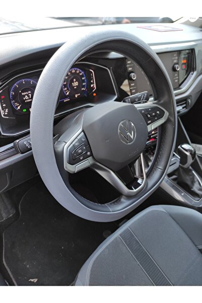 REPLAX Gri Silikon Direksiyon Kılıfı