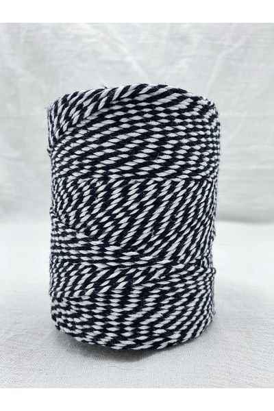 E Elmas Two Color Packing Rope Black (2-3mm-200gr-200 M)