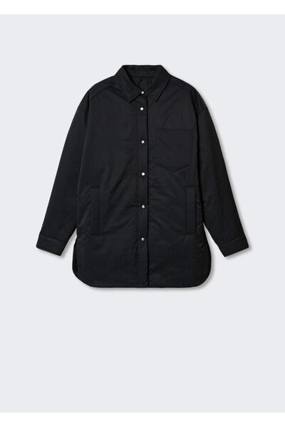 MANGO Woman Oversize Kapitone Mont