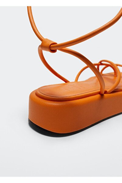 MANGO Woman Platform Strappy Sandals