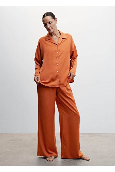 MANGO Woman Dökümlü Pijama Pantolon