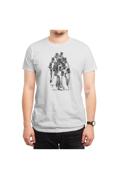 Fizello Λευκό μπλουζάκι για άνδρες και γυναίκες - Unisex μπλουζάκι Gathering Of Gentlemen