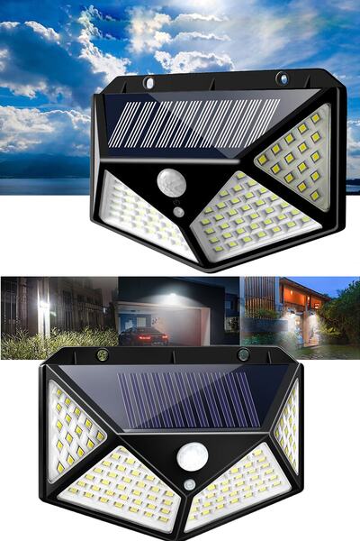 TechnoStation Dış Mekan Aydınlatma 114 Led Bahçe Lambası Işıklandırma Aydınlatma