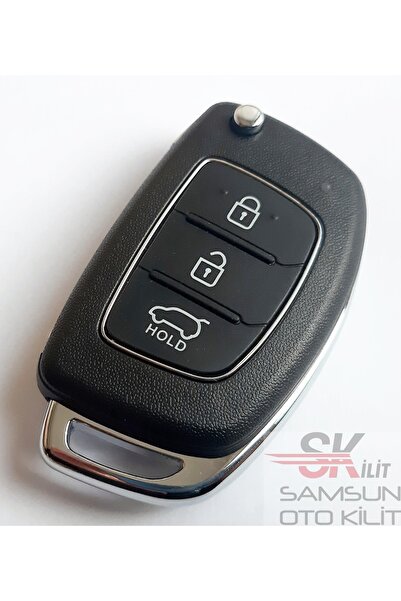skilit samsun oto kilit حاوية التحكم بمفتاح Hyundai بشعار معدني وطرف Hyn17r (...