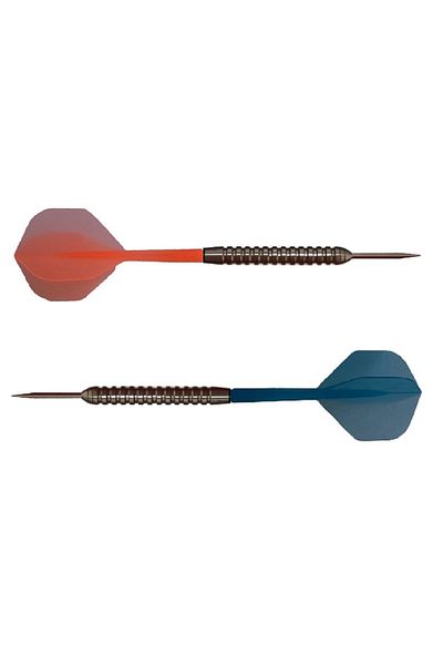 DARTSAN Set of 2 Neon Integrated Darts Shaft-shaft Wings SetBlue-orange