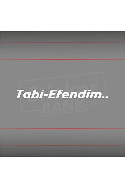 Sticker Bank Tabi Sirim Car Sticker