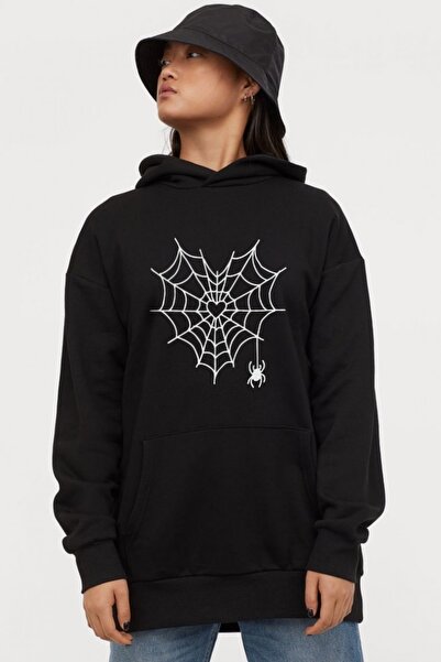 DENİKK Spider Web Gothic Hoodie