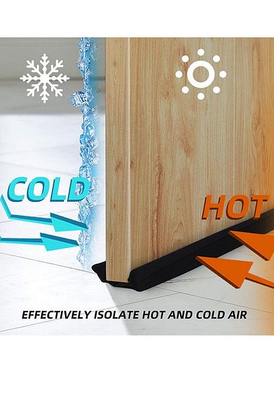 Ankaflex 1 Piece Under Door Anti-Wind Heat Insulation Sponge Double Sided Insect Pest Blocker