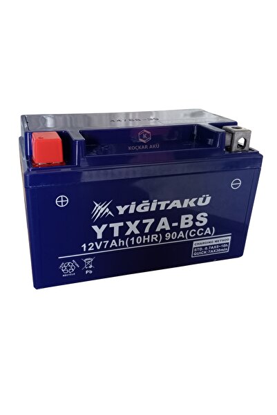 YİĞİT AKÜ Kuba Blueberry 50 cc Aküsü 12v 7ah Uyumlu Yatık Akü