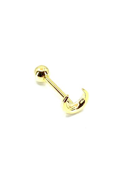 La femme by begum Crownless Crescent Moon Gold Silver Piercing,flat,helix,tragus,forward Helix Piercing