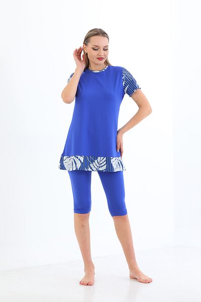 Elif Okur Short Sleeve Pool Swimsuit 7421