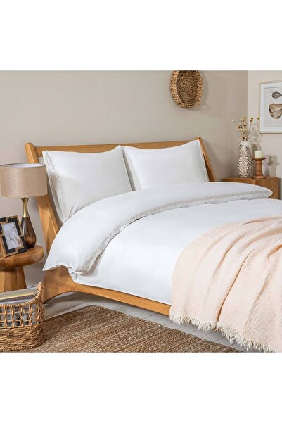 Chakra Irie Nevresim Seti 200x220 cm Ekru
