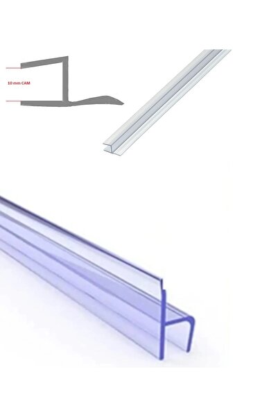 AKSMAR Katlanır Cam Fıtılı Şeffaf 10 Mm h (2,50 Cm Boyunda 5 Li Paket )