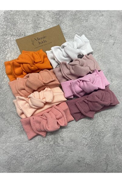 MinnieKids 8 Piece Ribbed Bandana Set