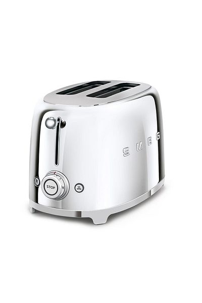 SMEG Tsf01sseu Toaster Chrome