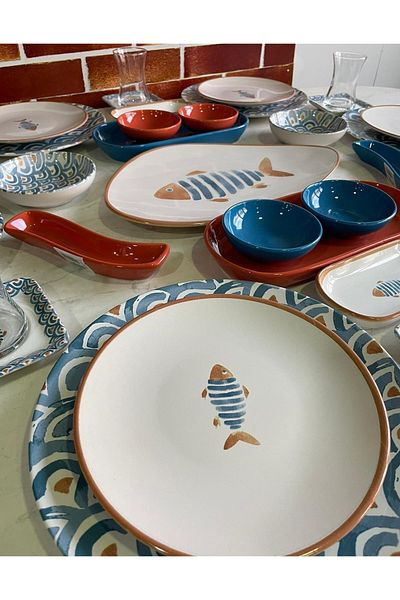 Keramika 37 Piece Koi Breakfast Set