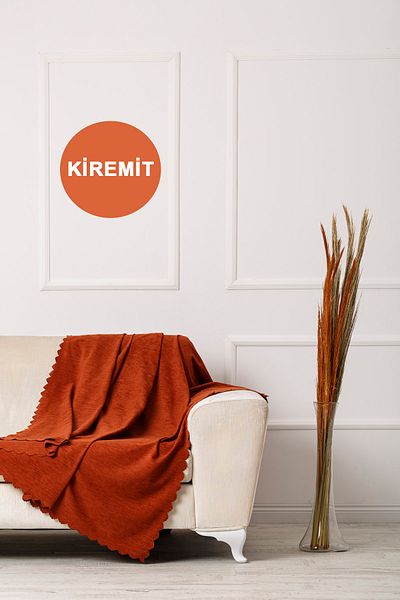 VELERDE HOME Velerde Tile Chenille Husă pentru canapea extensibilă cu două fețe